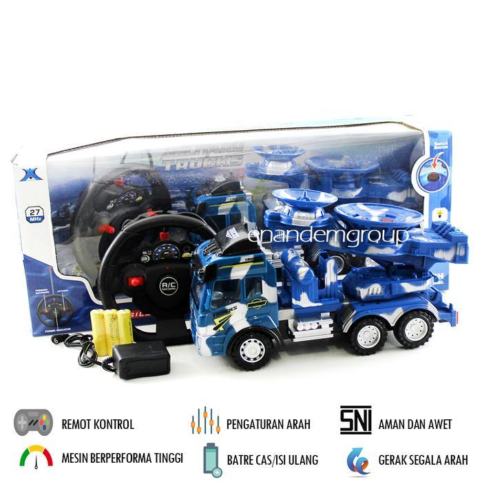 Mainan Mobil Remot Kontrol Rc Truk Rudal Militer
