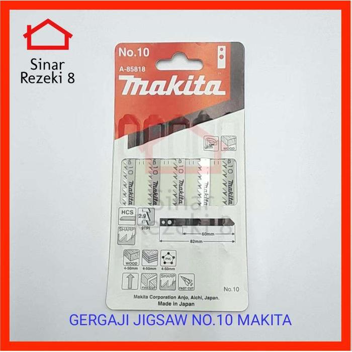Mata Gergaji Jigsaw No. 10 Makita / Potong Kayu Blade .