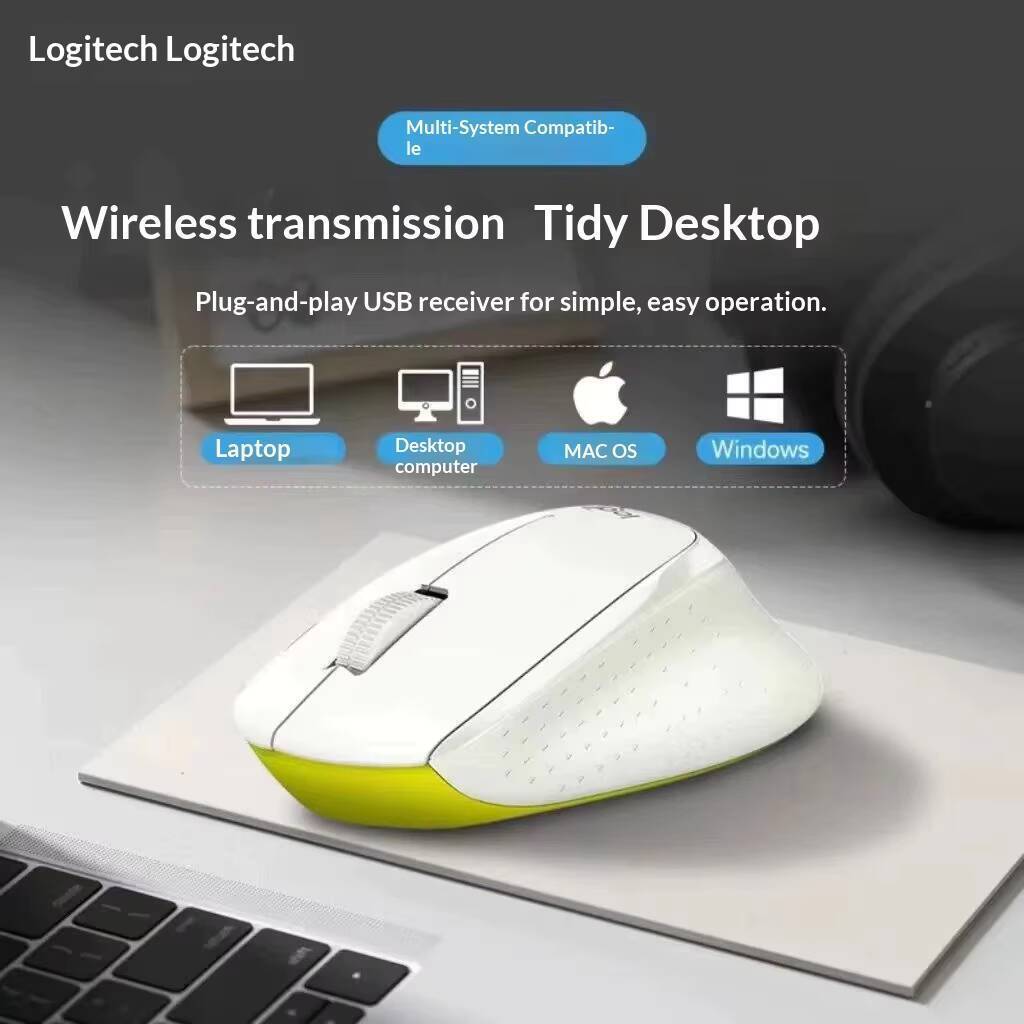 Logitech M330 Silent Wireless Mouse 2.4GHz Cordless Optical Sensor Accurate Glide for Laptop PC Mac