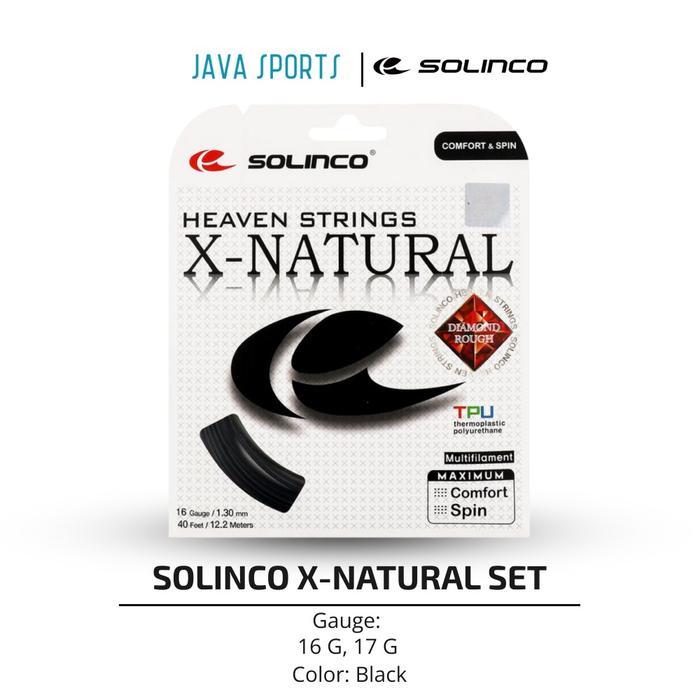 Senar Tenis Solinco X-Natural Comfort & Spin Multifilament