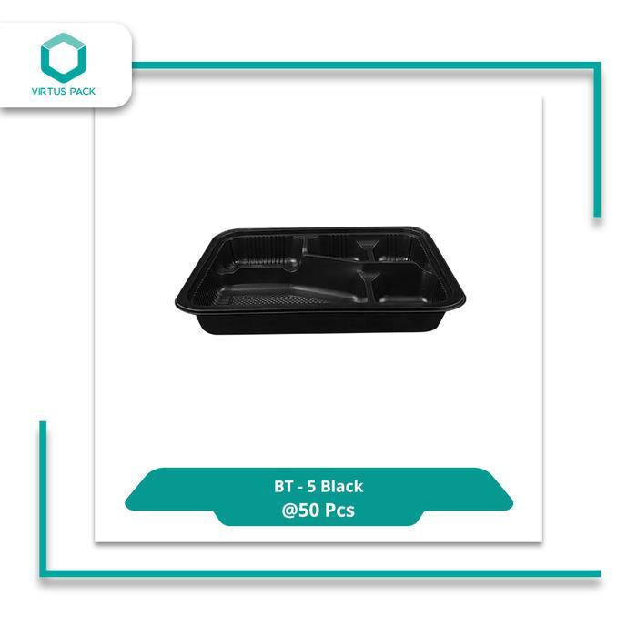 Virtuspack / Mika / Bento Box 5 sekat / Lunch Box / BT-5 / 50 pcs