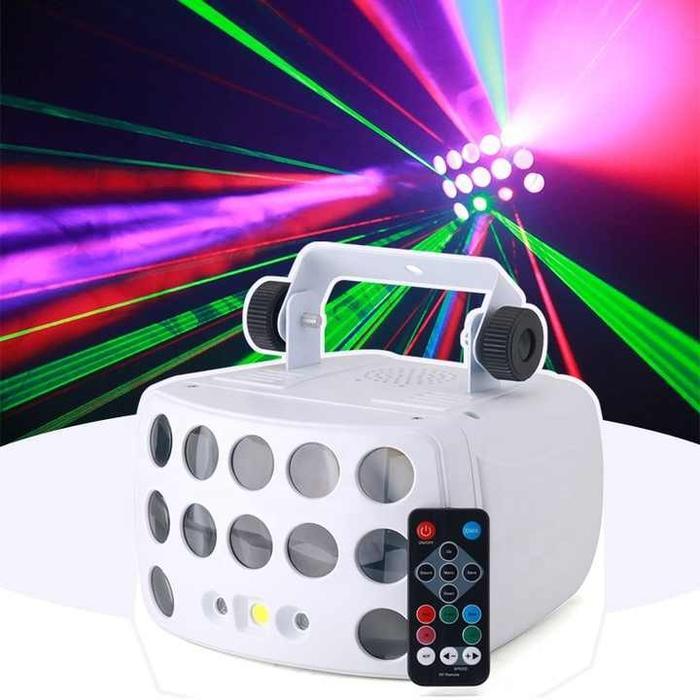 Lampu Disko Laser Panggung LED RGB Disco Stage Lighting Panggung