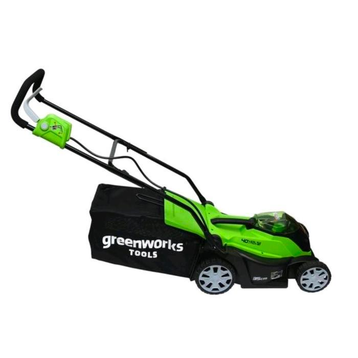GREENWORKS Mesin Pemotong Rumput Dorong 40V/Pemotong Rumput Recharge