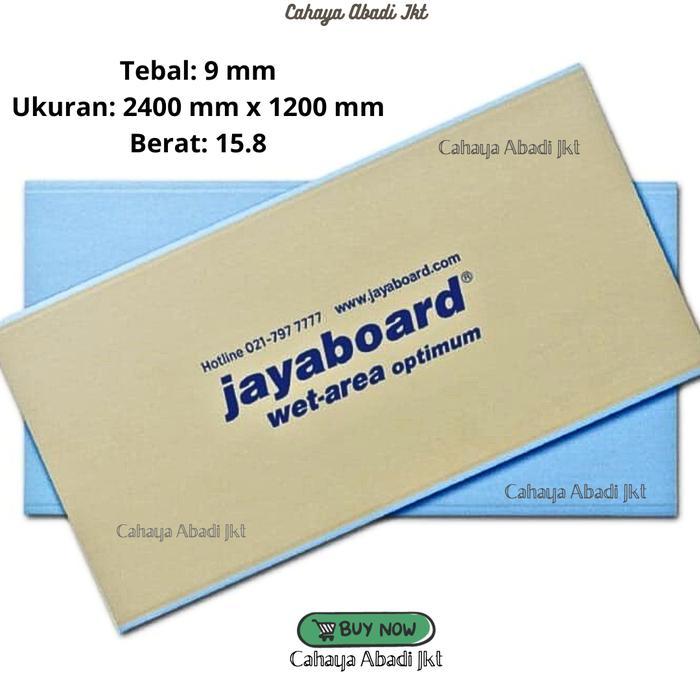 "New" GIPSUM JAYABOARD GYPSUM JAYABOARD water resistant 9MM