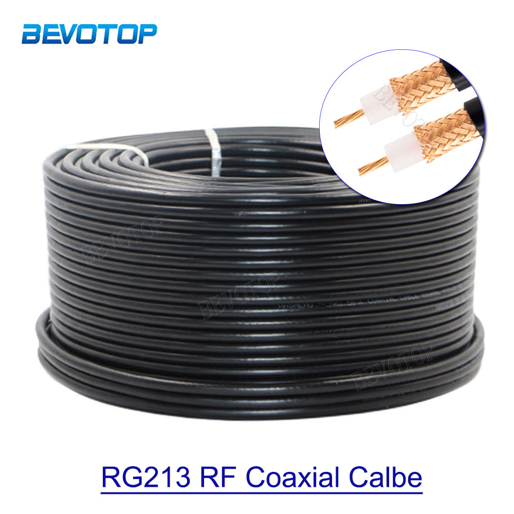 RG213 Cable 50 Ohm 50-7 RF Coaxial Pigtail High Quality Low Loss RG-213 RF Coaxial Cable Jumper Cord