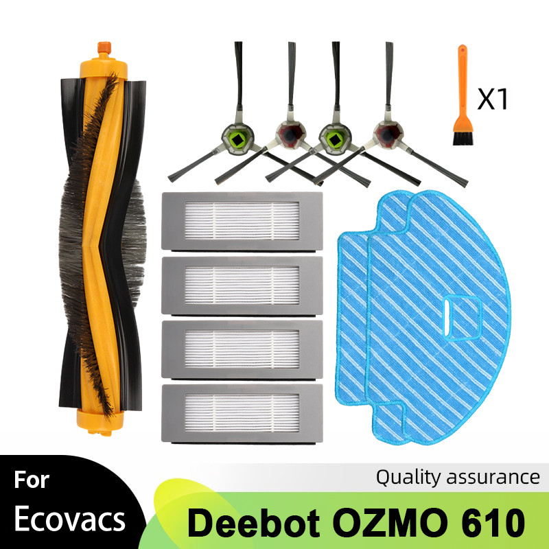 Replacement For Ecovacs Deebot OZMO 610 Robot Vacuum Cleaner Parts Accessories Main Roller Side