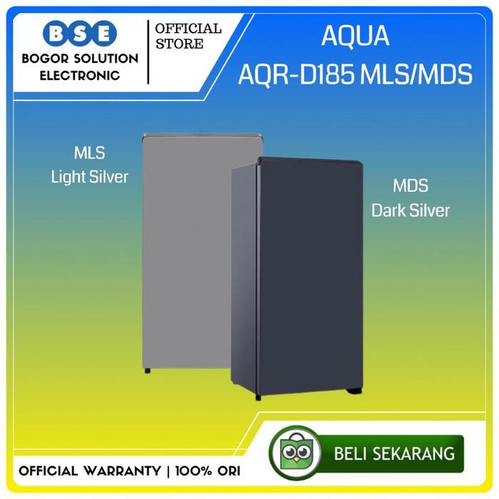 Kulkas 1 Pintu 145 Liter Aqua AQR-D185 MLS/MDS Aqua AQRD185 AQR D185