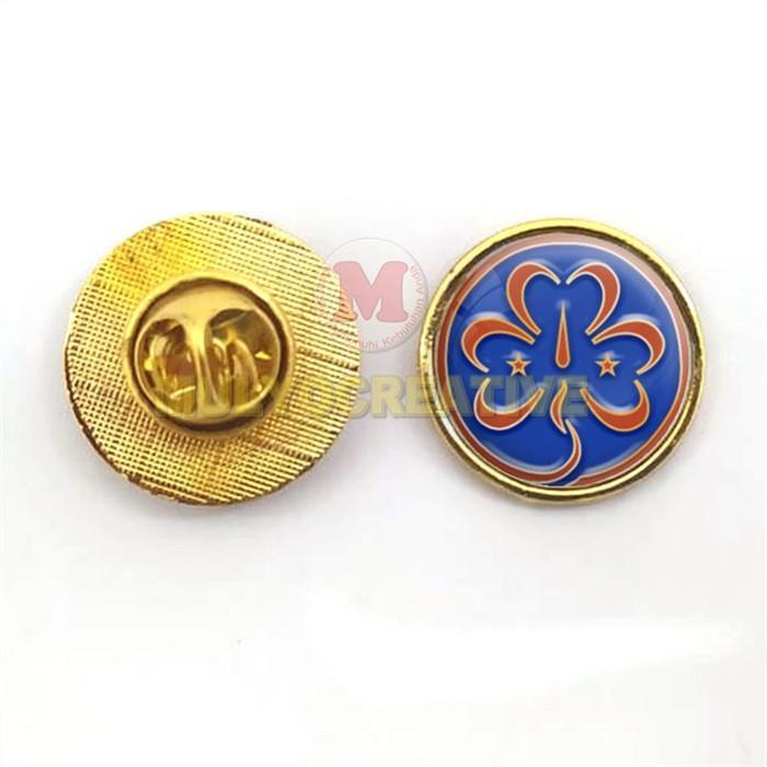 Girl Scout Philippines Laminated World Pin GSP