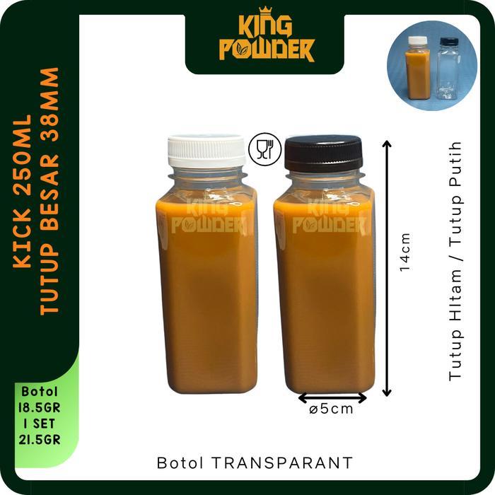 Botol Kick 250mlBotol Kotak 250ml Botol Plastik 250 ml Botol PET
