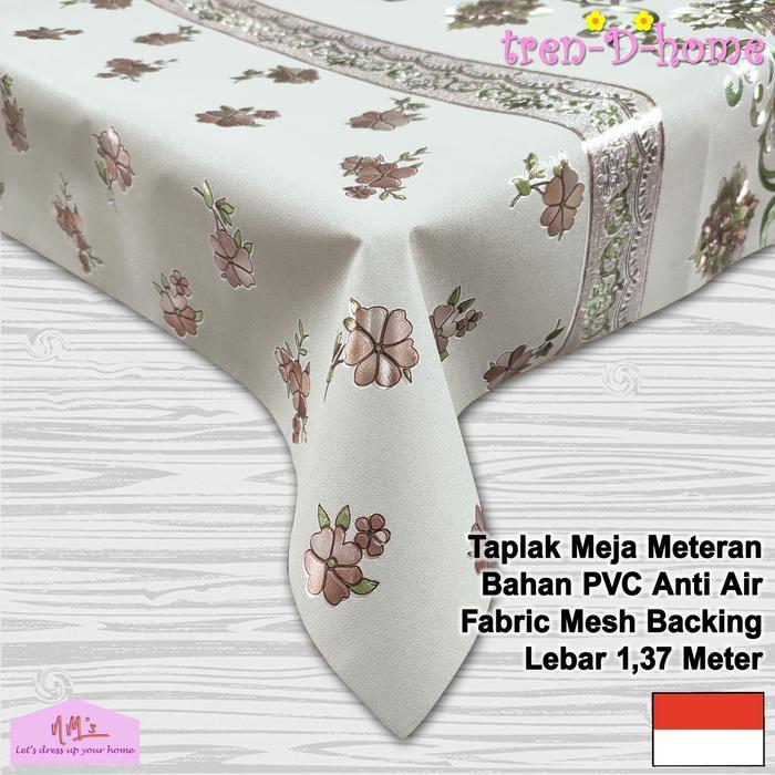 Taplak meja makan kulkas meteran plastik pvc ruang tamu anti air NMs