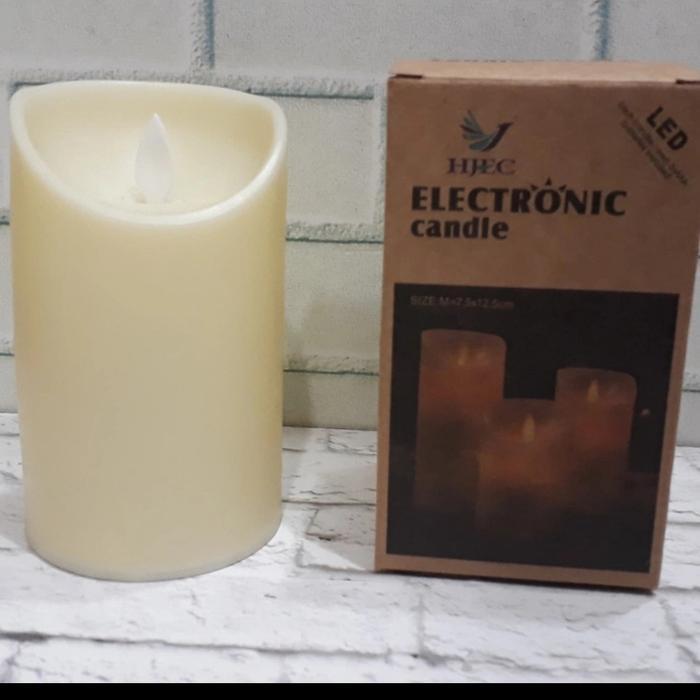 Lampu Lilin Led Goyang Tinggi 10cm Lilin Elektrik Goyang Lilin Goyang