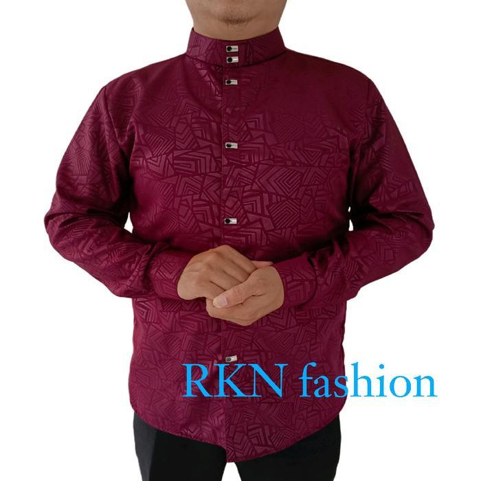 KEMKO SULTAN KEMEJA KOKO ATASAN TERBAIK TERLARIS KANCING JEPRET MUSLIM BAJU PRIA