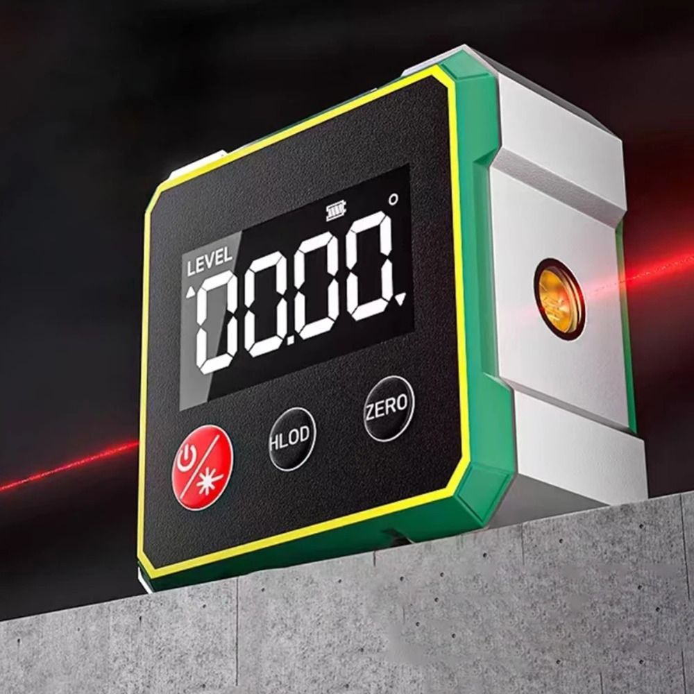 Multifunctional Laser Inclinometer Magnetic LCD Display Digital Inclinometer High Accuracy