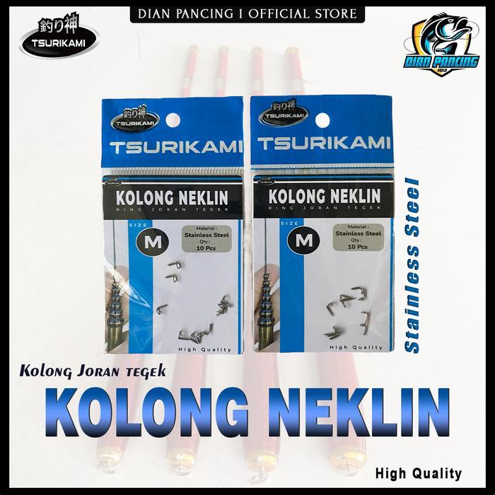 Ring Kolong Neklin Tsurikami Ring Pancing Joran Tegek Stainless Steel High Quality