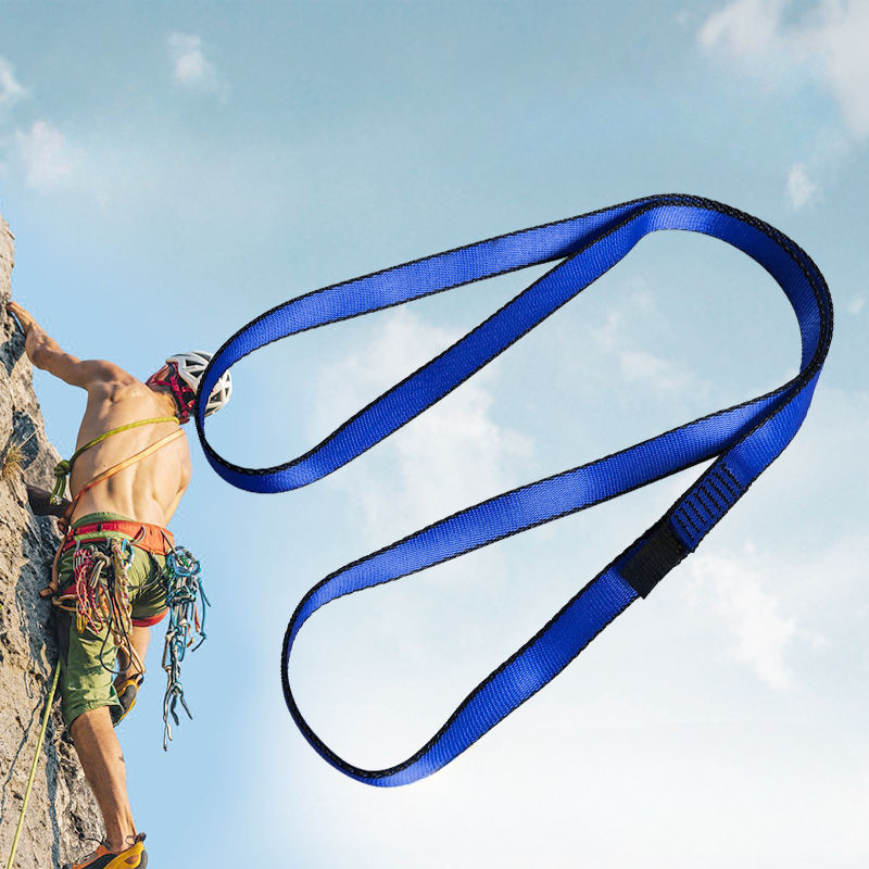 1pc Climbing Sling Runner 22KN Rock Climbing Webbing Straps For Outdoor Climbing Rappelling Swing