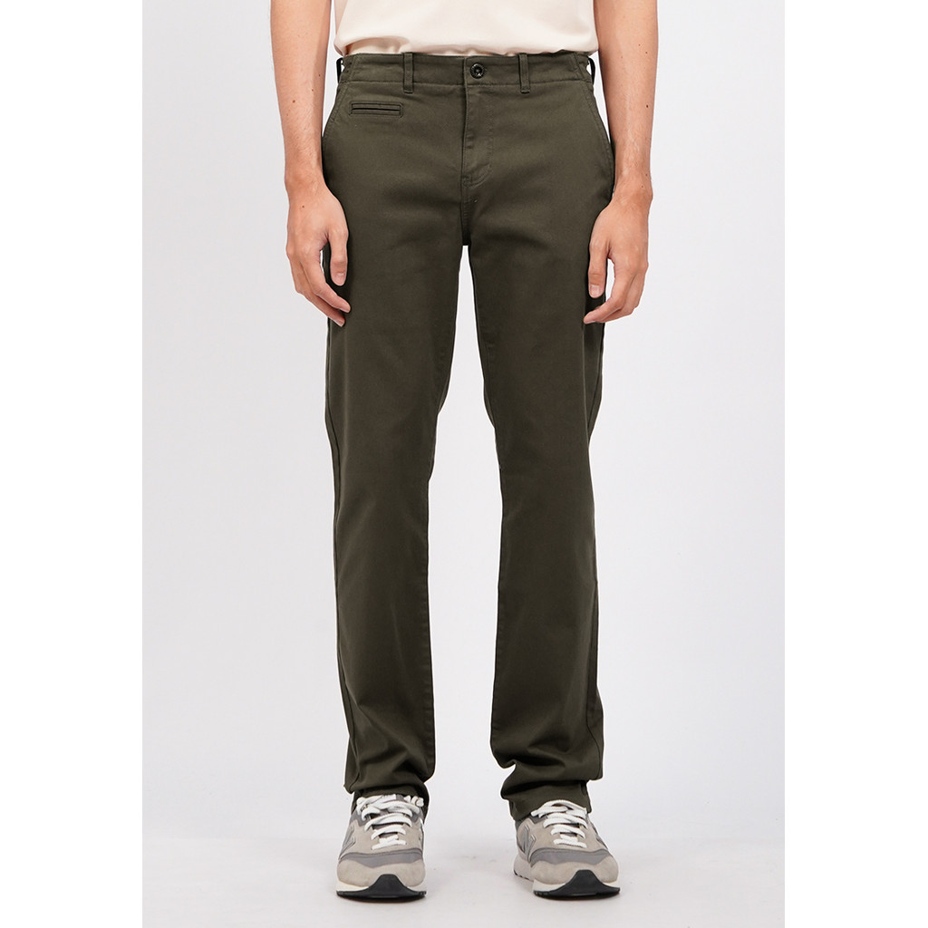 Wrangler Long Pants Chinos Slim CHINO B003 Olive