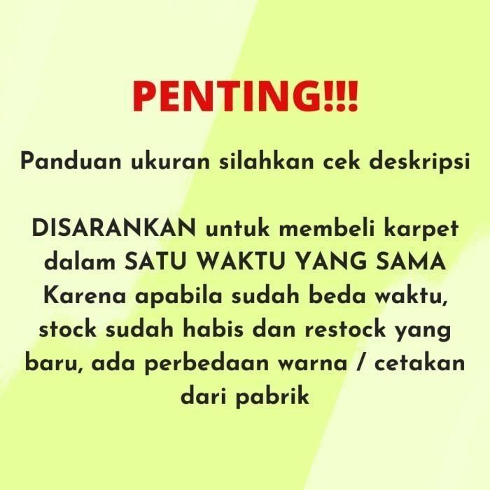 BENTLEY Karpet Non Woven Tebal [METERAN] 1x3 meter Lebar 3 Meter