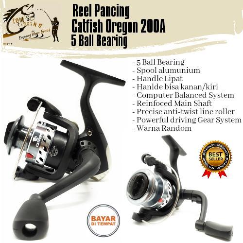 Reel Pancing Catfish Aregon (5 Bearing) Spool Alumunium
