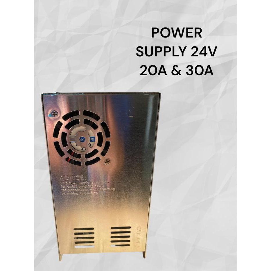 Power Supply 24Volt 20Amper Dan 30 Amper