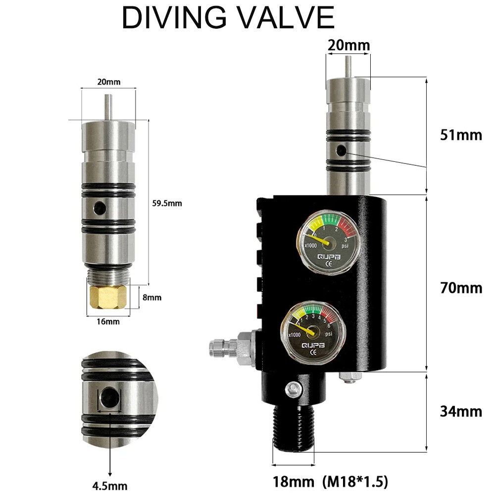PROMO HARI INI  Regulator Z Valve Diving Adjustable Constant Pressure Valve Diving Gear Regulating I