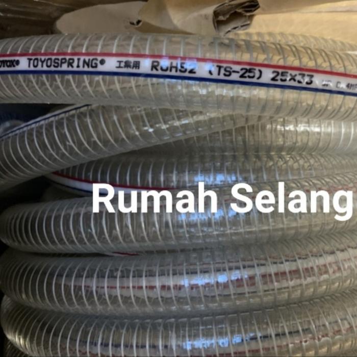 Selang Toyox Spring TS-25 25x33 mm / Selang Spiral Kawat 1" 50 Meter