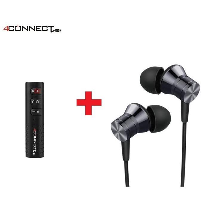 4Connect Bluetooth Audio Receiver + 1More Piston Fit Earphone