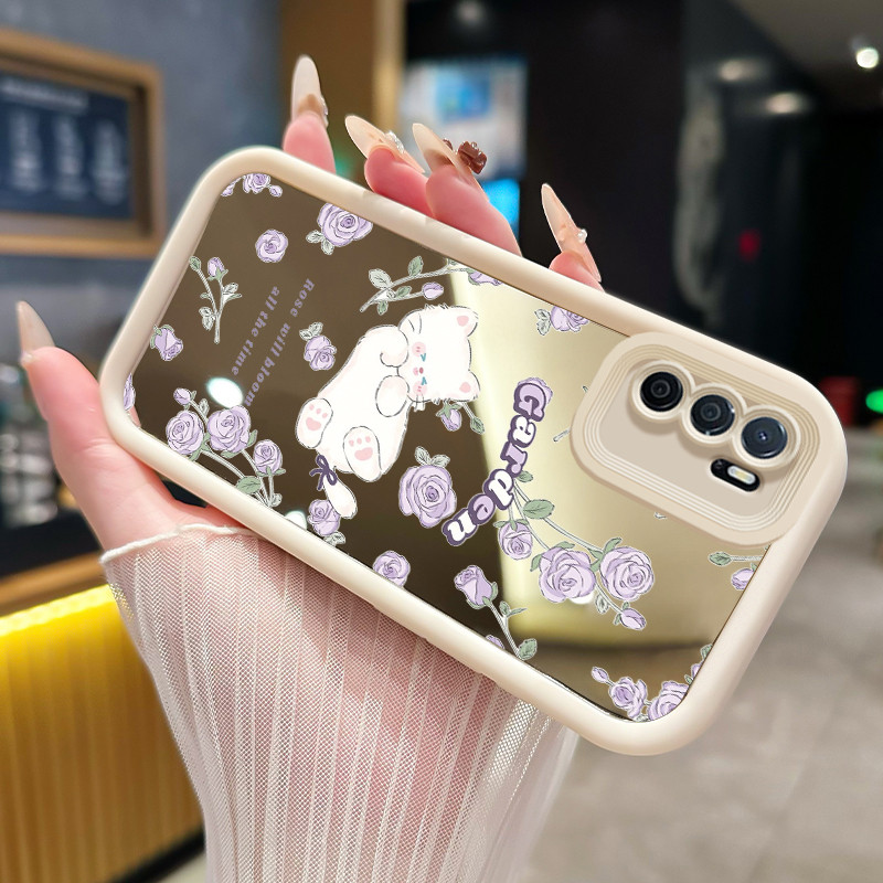 Casing Hp untuk OPPO A16 A16s A54s Case Casing HP Softcase ponsel silikon Kasing lembut anti Cermin 