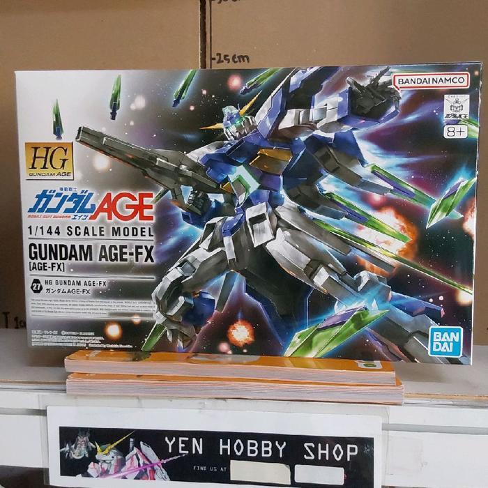 TEREMURAHTERLARIS READY SILAHKAN DIORDER GUNDAM HG27 AGE-FX FIGURE 76942/57388 (ORIGINAL BANDAI)