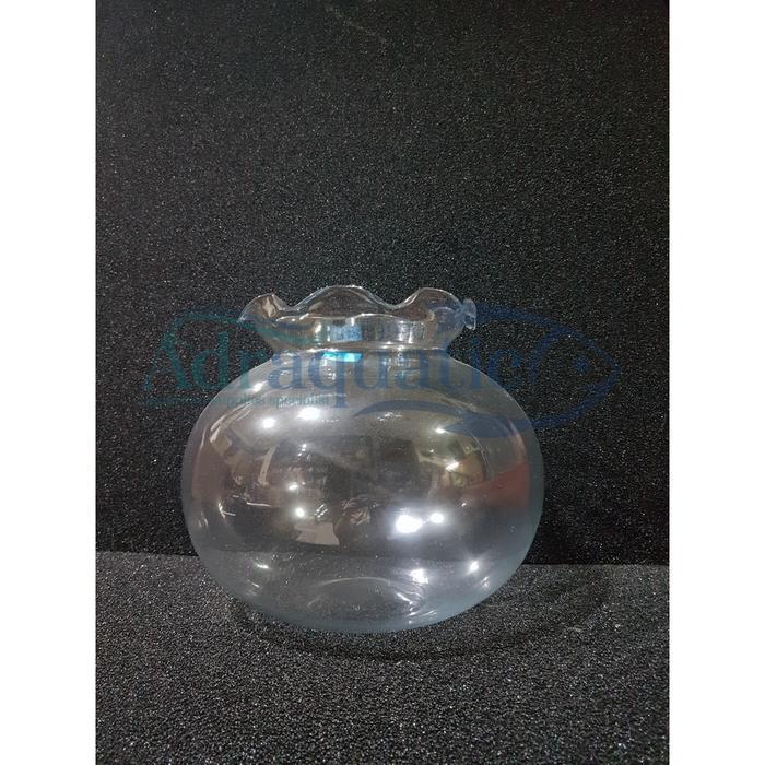 Aquarium Bulat Toples Dlx Shella 15 Ltr Fish Bowl