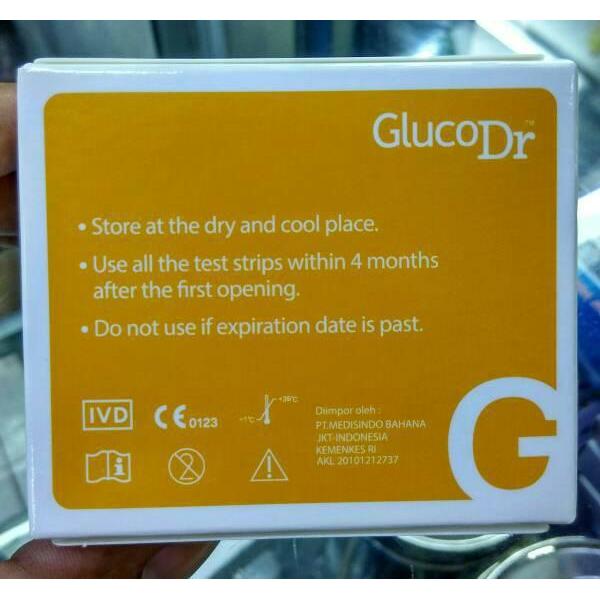 STRIP GLUCO DR / STRIP TES GULA DARAH GLUCO DR