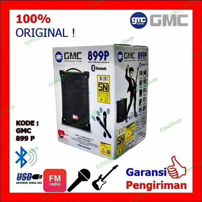 Speaker Active Gmc 899P 899 P Speker Aktif Portable Bluetooth Usb+2Mic Redy Stok