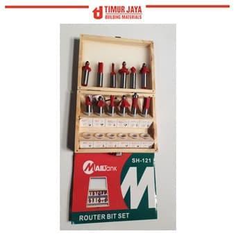 BESAR 12 router SHS121 bit set mata profil mata trimmer krisbow tolsen