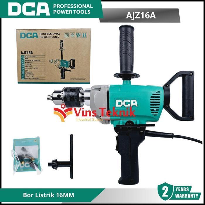 DCA AJZ16A Mesin Bor Kayu Besi Listrik Electric Drill 16mm AJZ16 A