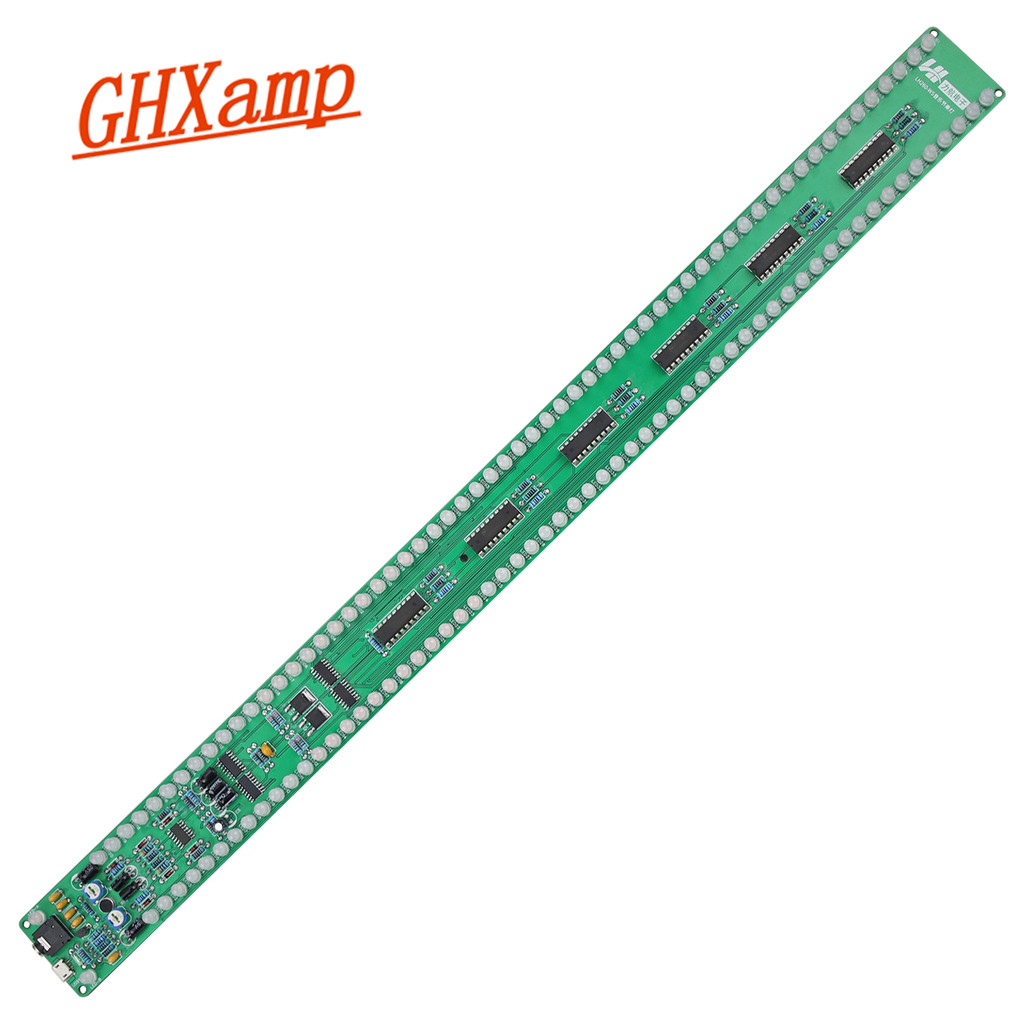 GHXAMP 120 LED Level Indicator Stereo Sound Control Audio Music Spectrum electronic VU Meter LED