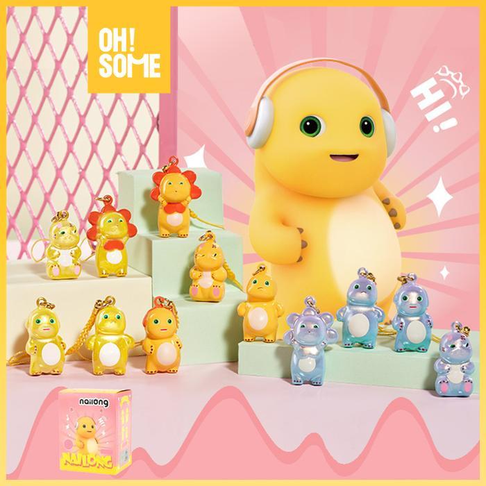 Xinglida Nailong Water Sound Bell Series Blind Box (1/10) Mainan Koleksi Figure Gacha Set Mystery