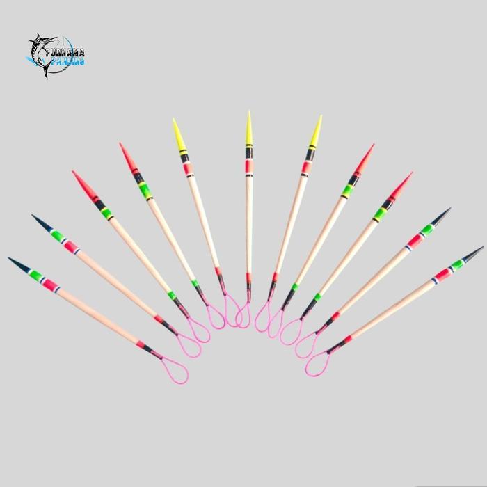 pelampung pancing jarum 8 cm isi 20 pcs / 1 kodi kukumbul ikan mas