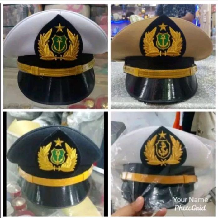 Topi Pet Pelayaran/Topi Pet Taruna Pelayaran #Gratisongkir