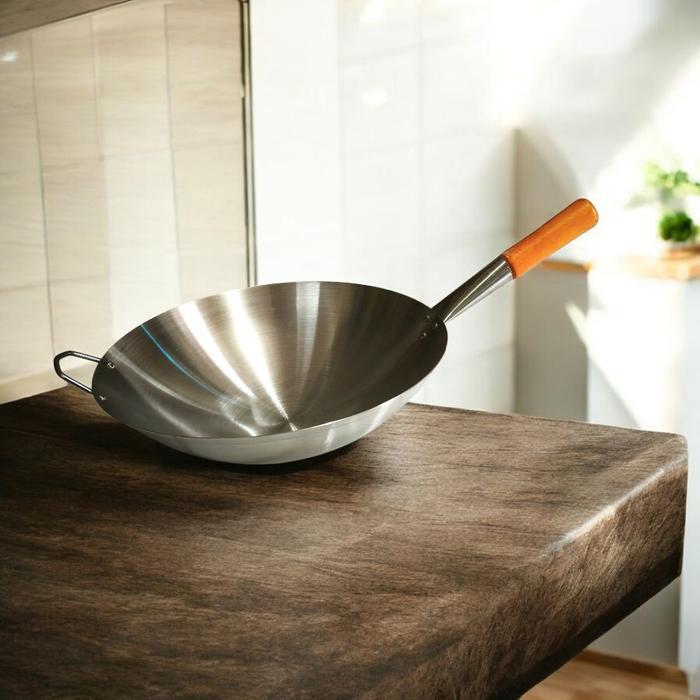 Wajan Gagang Stainless Steel 40 Cm