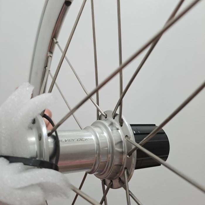 wheelset silverock 16 349 v ke vke hub silverock not alo deca