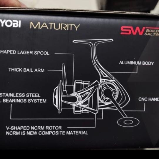 Reel Ryobi Maturity 5000 6000 Type Sw Gold Sw Power Handel