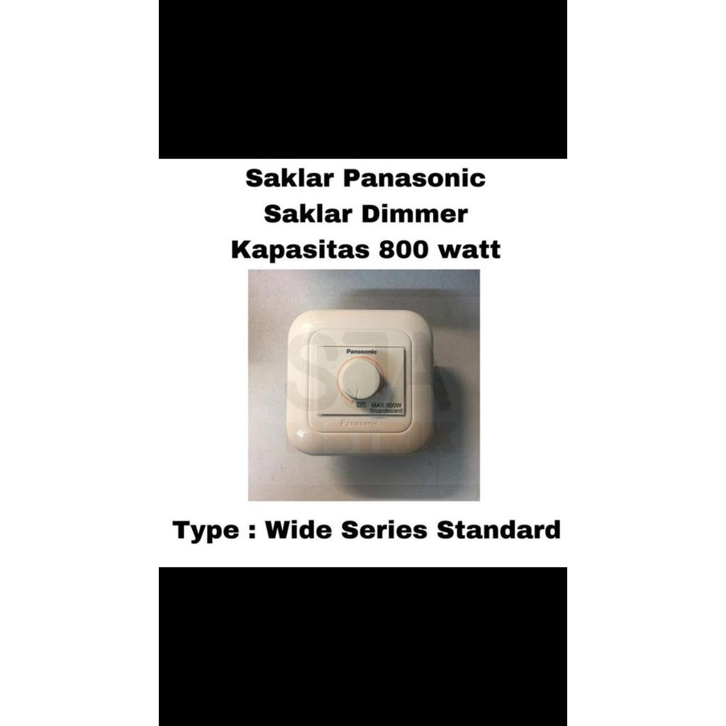 Saklar dimmer panasonic 800w / dimmer lampu 800 watt