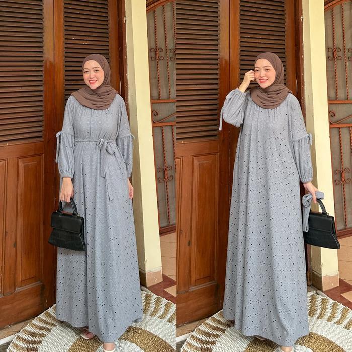 NEW COLLECTION - Tsarwa Dress Outfit Simple Timeless Gaun Kondangan Elegant Bridesmiad Bordir