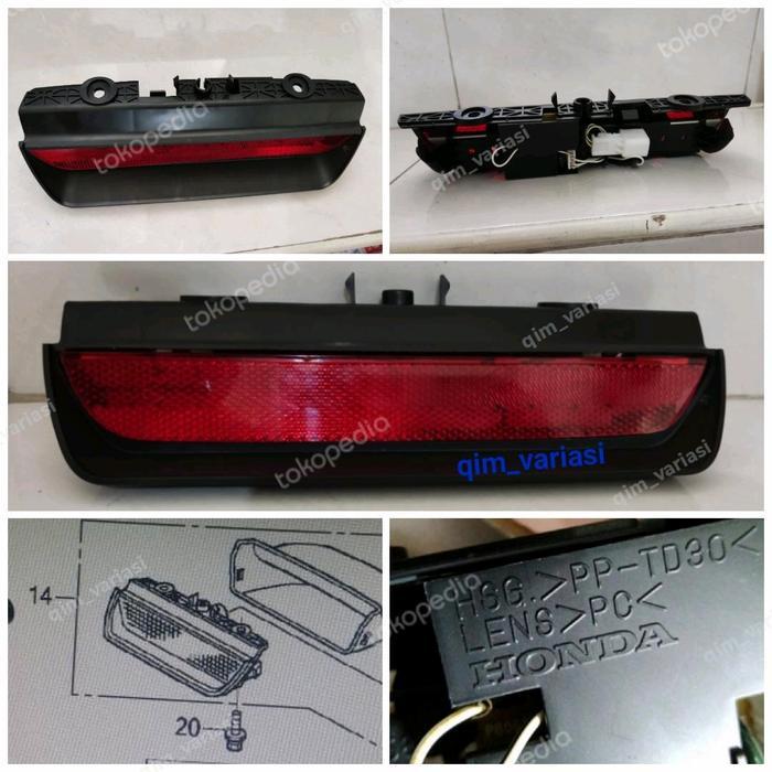 LAMPU STOP REM LED BAGASI HONDA JAZZ GE8 GE 8 2012 2013 TERBAIK