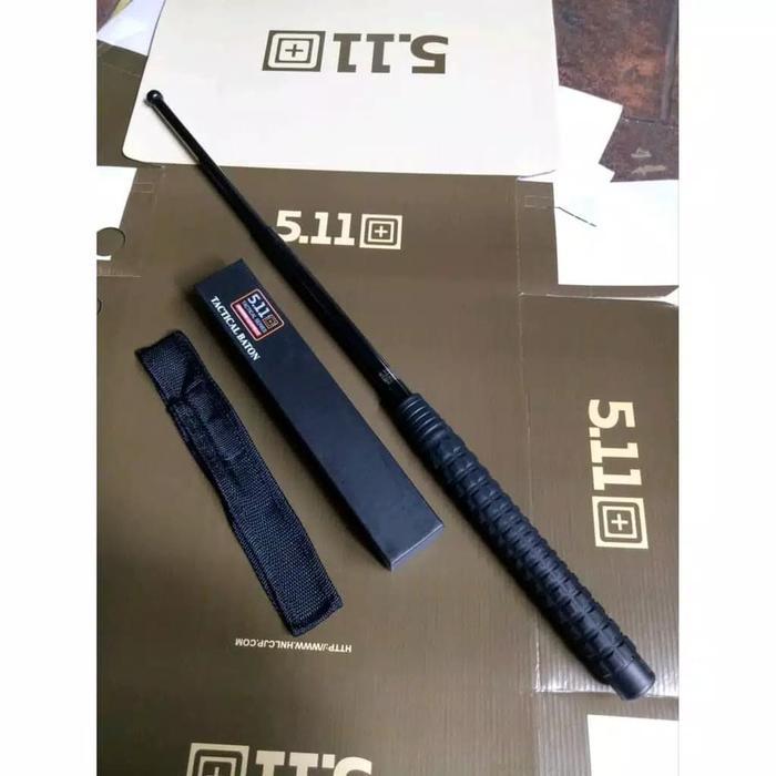 LANGSUNG KIRIM Baton Stick 511 Hitam Tongkat Besi Polisi