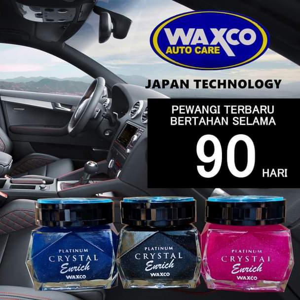 Parfum / Pewangi Mobil Waxco Black Musk Crystal Glass 85Ml