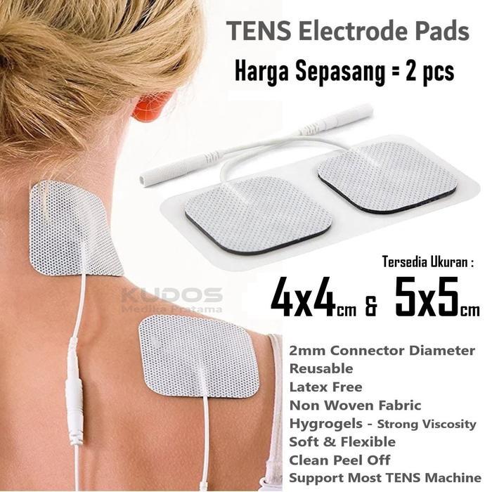 Electrode Pad TENS EMS Stimulator Pijat Elektrik Pads Perekat Tempelan