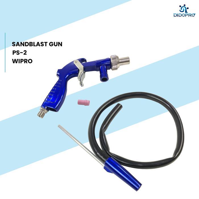Air Sandblast Gun Wipro Sand Blaster Sandblaster Tembakan Pasir Kaca Doff / Blurr