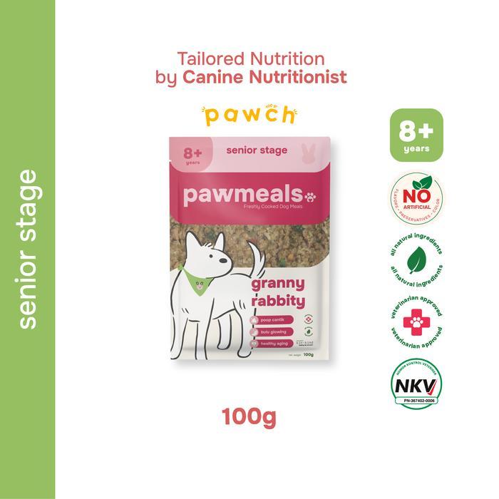 Pawmeals Granny Rabbity Senior Cooked Dog Food