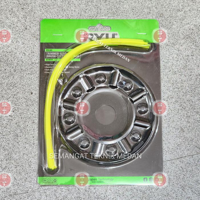 KEPALA BENANG NILON NYLON POTONG BABAT PANGKAS SENAR RUMPUT SET RYU