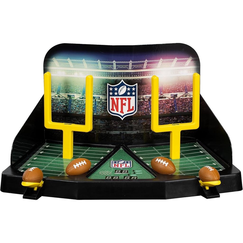Franklin Sports Mini Football Field Goal Tabletop Game - Flying Field Goal Mini Football for Kids + 